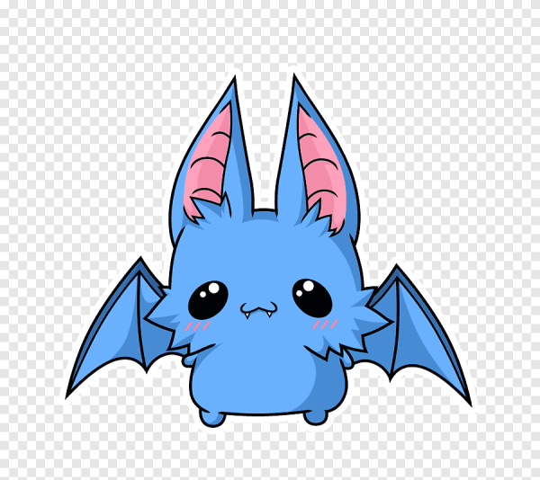 Летучая мышь мультяшная милая