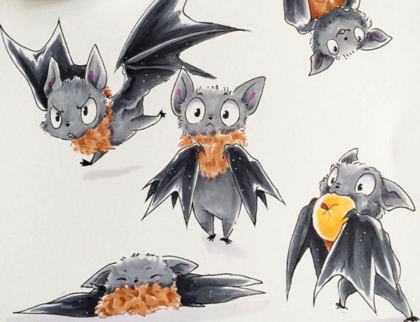 Летучая мышь арт