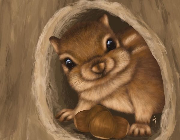 Рисованные зверьки