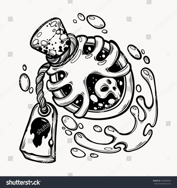 Отравление ядом рисунок