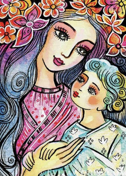 Изо образ мамы