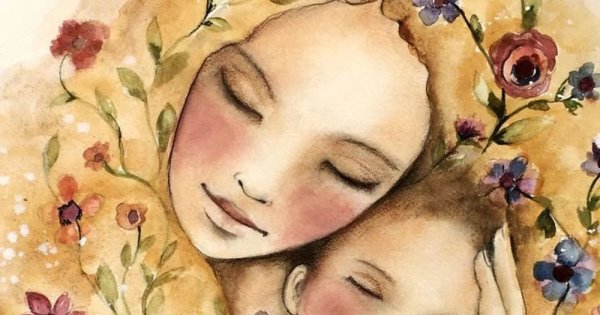 Рисунок на тему материнство