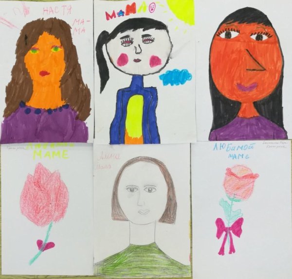 Материнство рисунок