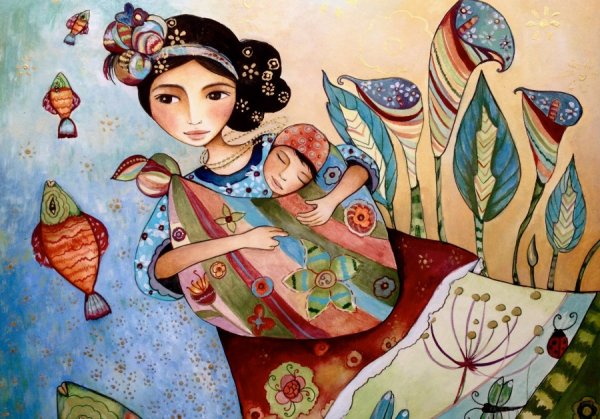 Клаудия Трембле картины материнство