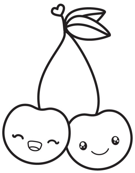 Рисунки для срисовки лёгкие фрукты