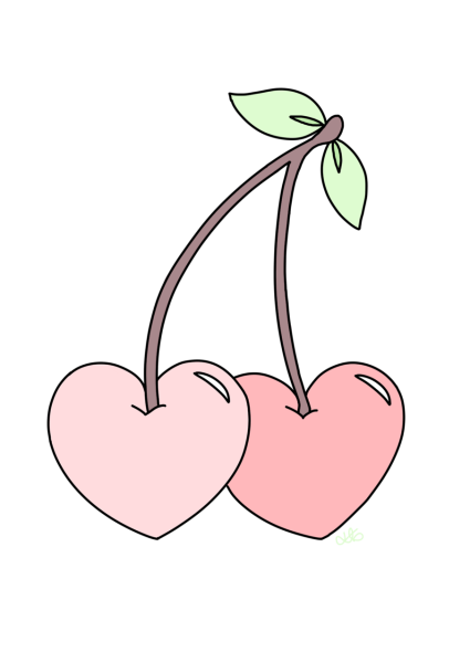 Рисунки для срисовки Вишенки