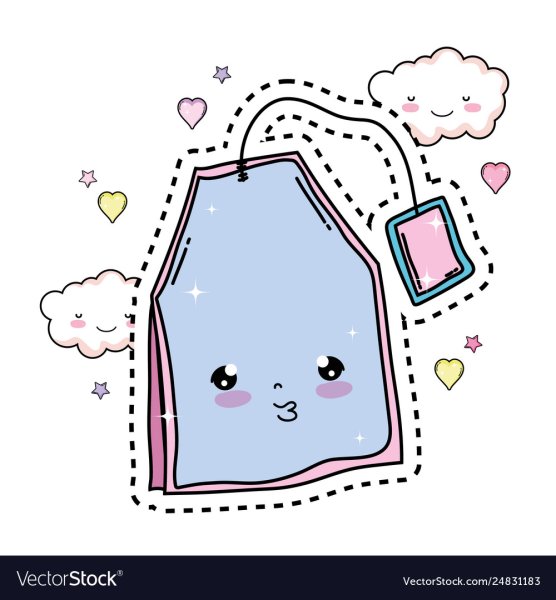 Кавайные пакетики чая