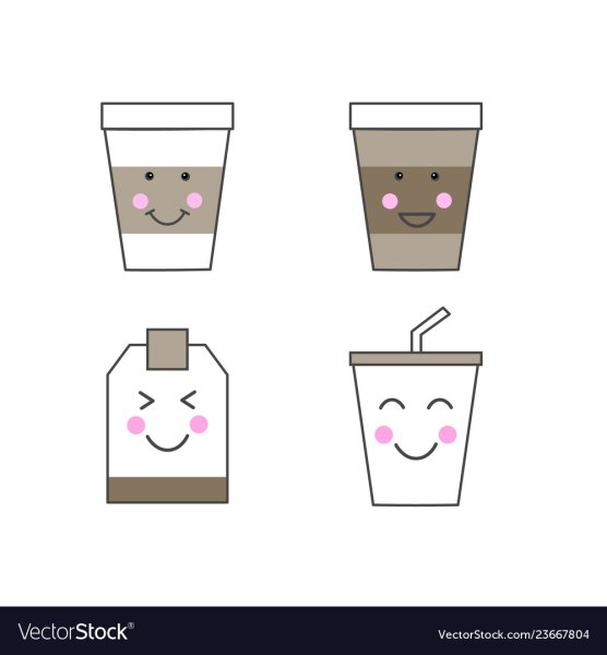 Милые рисунки легкие чайный пакетик