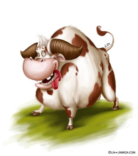 Веселый бык