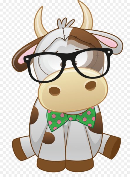 Розовая корова