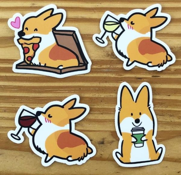 Маленькие наклейки