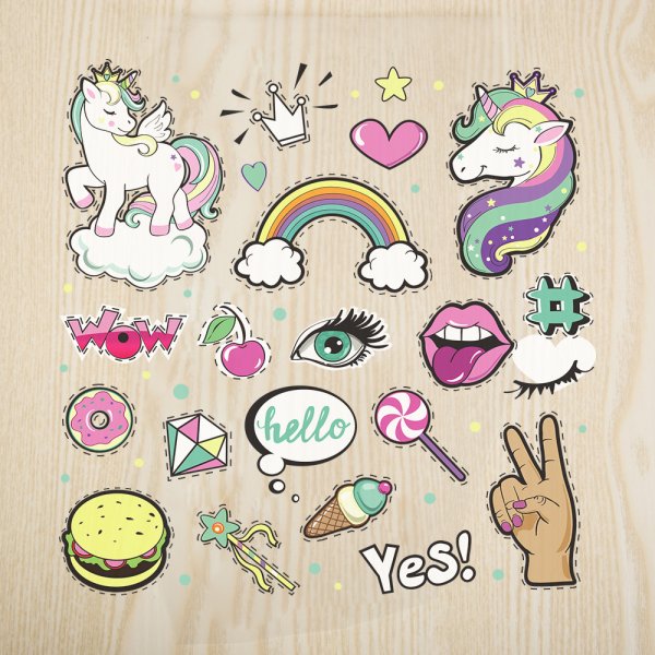 Наклейки из бумаги своими руками