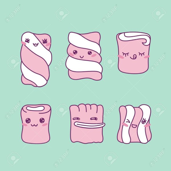 Зефирка для срисовки