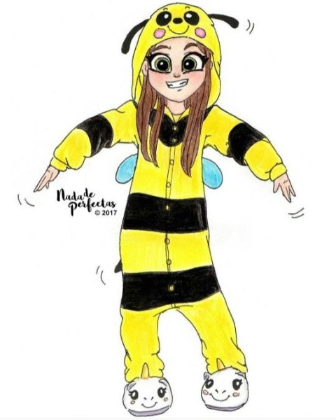 Рисунки для срисовки девочки в кигуруми