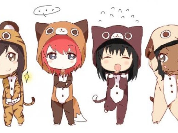 Аниме Чиби в кигуруми