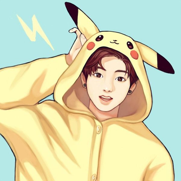 Чонгук из БТС Пикачу