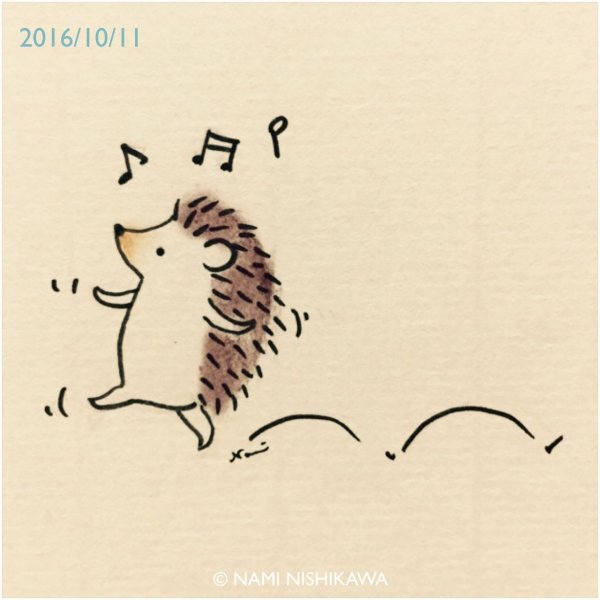 Милый Ежик рисунок