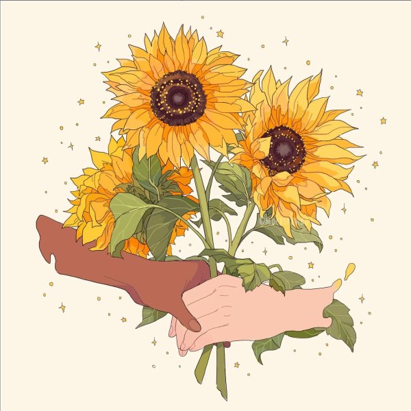 Подсолнух референс