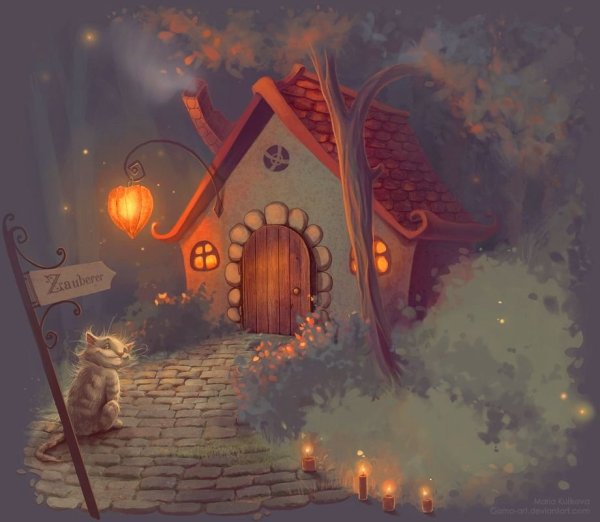 Уютный сказочный домик