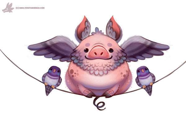 Задумчивая Свинка