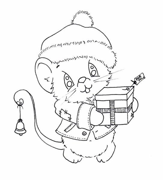 Новогодние раскраски антистресс