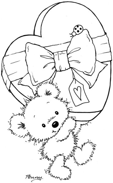 Раскраски для девочек новогодние