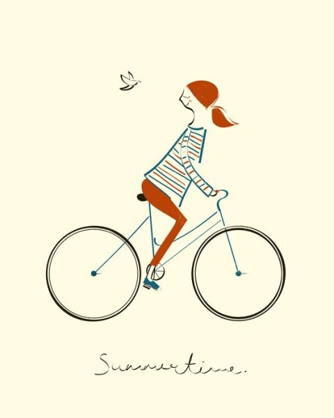 Животные на велосипеде