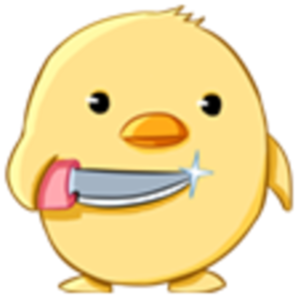 Утка с ножом