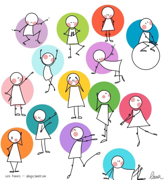 Ребенок схематичное изображение