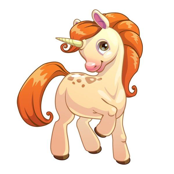 Милые лошадки мультяшные