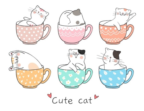 Милые векторные иллюстрации