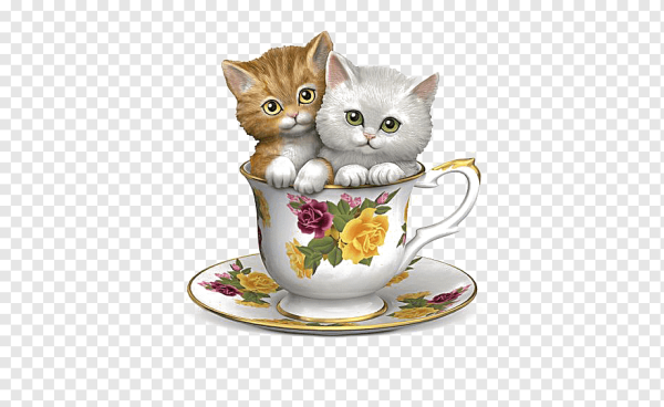 Чашка с кошкой