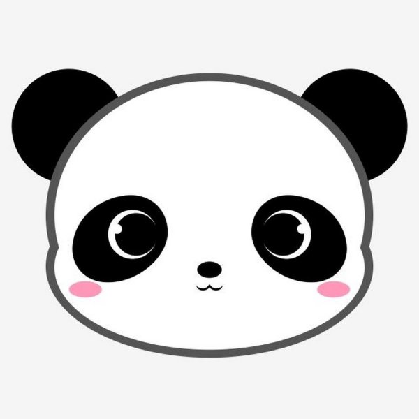 Милое лицо панды