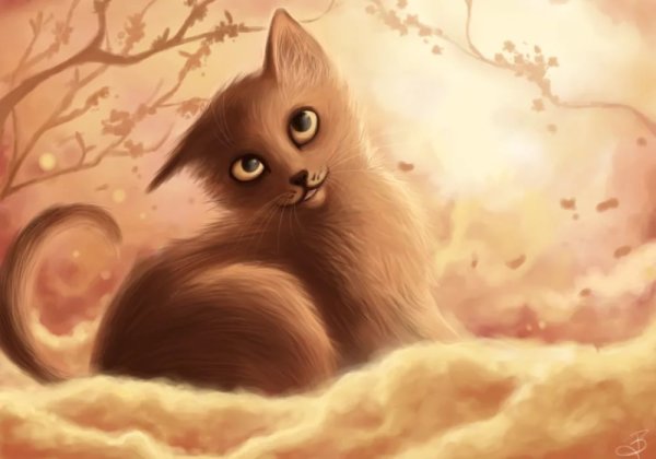 Котики мультяшные