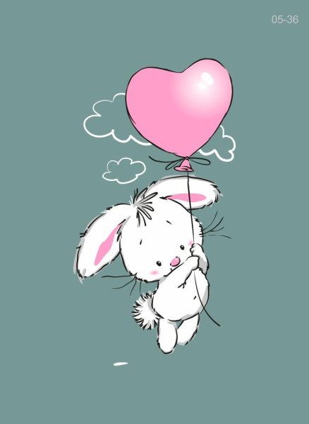 Зайчик с сердечком