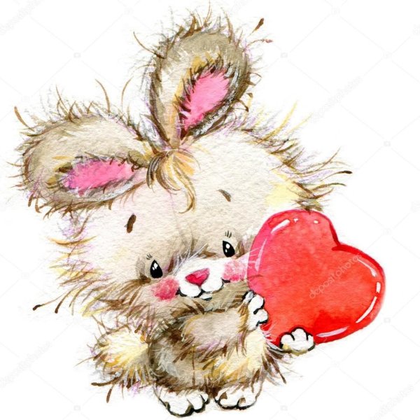 Зверюшки с сердечками