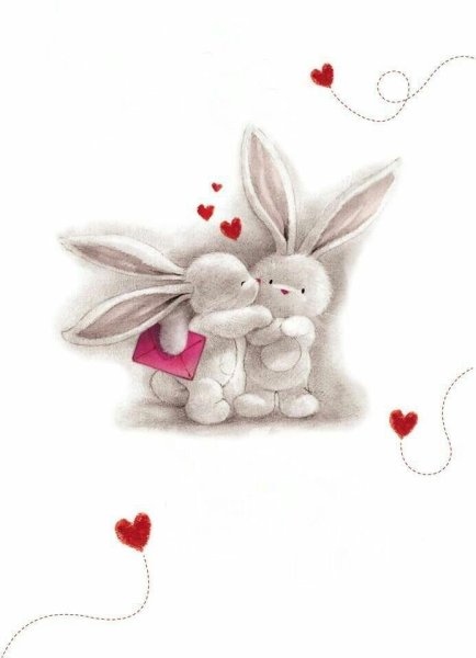 Зайчик с сердечком