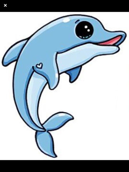 Кавайные дельфинчики