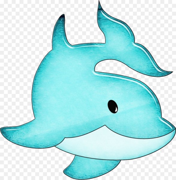 Дельфин мультяшный