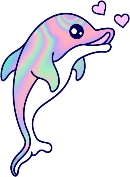 Дельфин для рисования