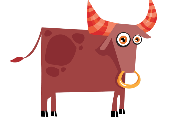 Веселый бык