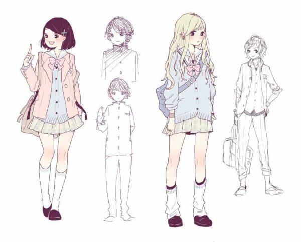 Рисовка одежды для девушек