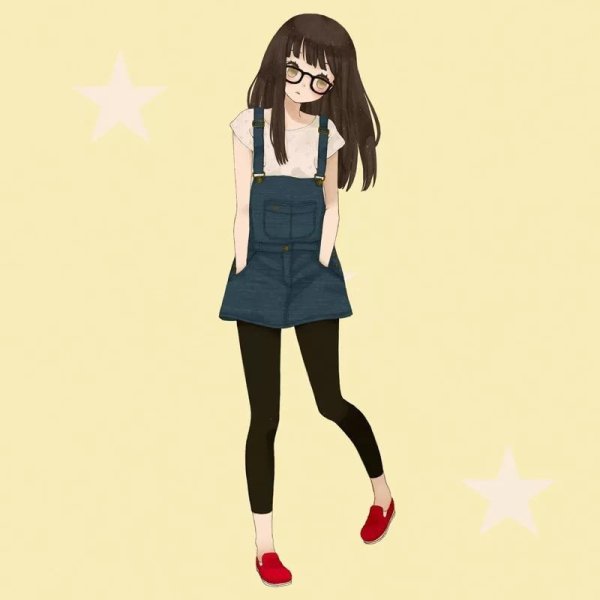 Аниме девушки в полный рост