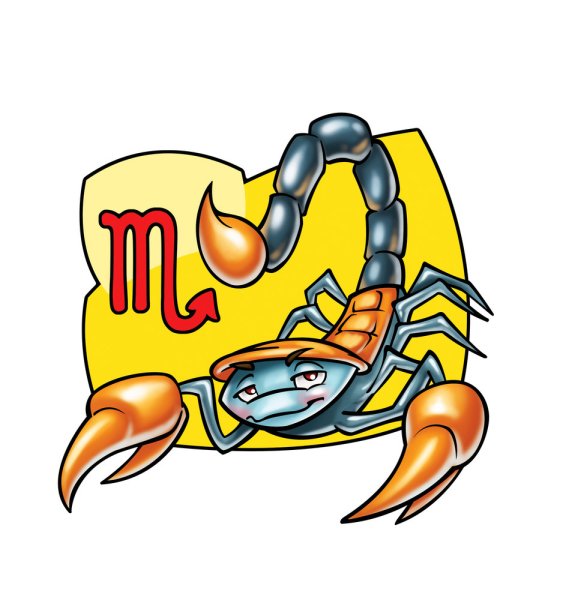 Скорпион значок