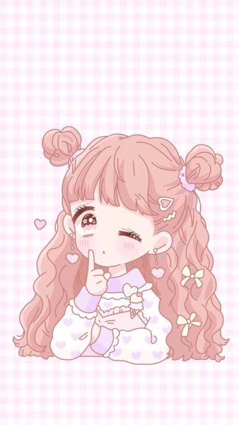 Красивые милые мультяшные девочки