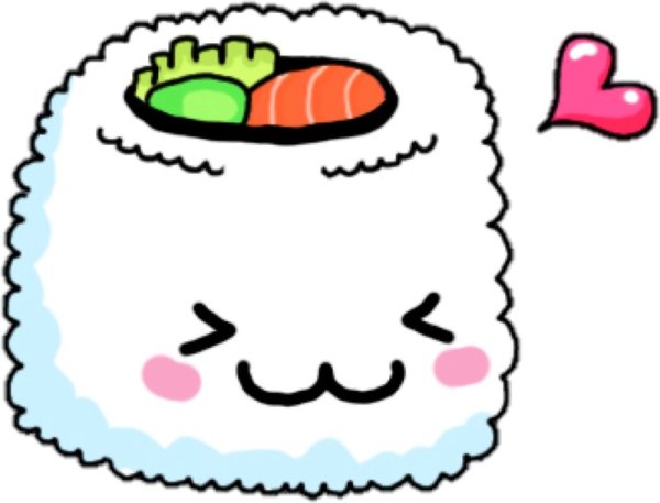 Милые суши для срисовки