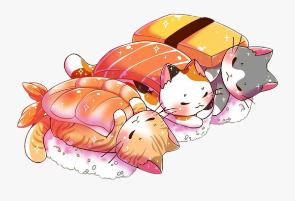 Котики в виде еды