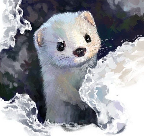 Милые животные рисунки