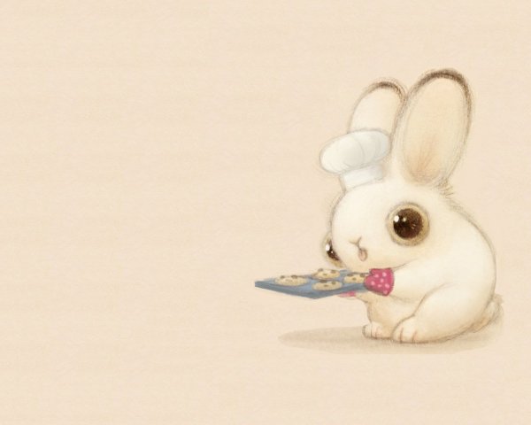 Милый зайчик арт