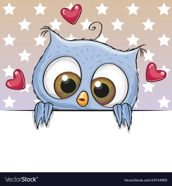 Милые Совы для срисовки